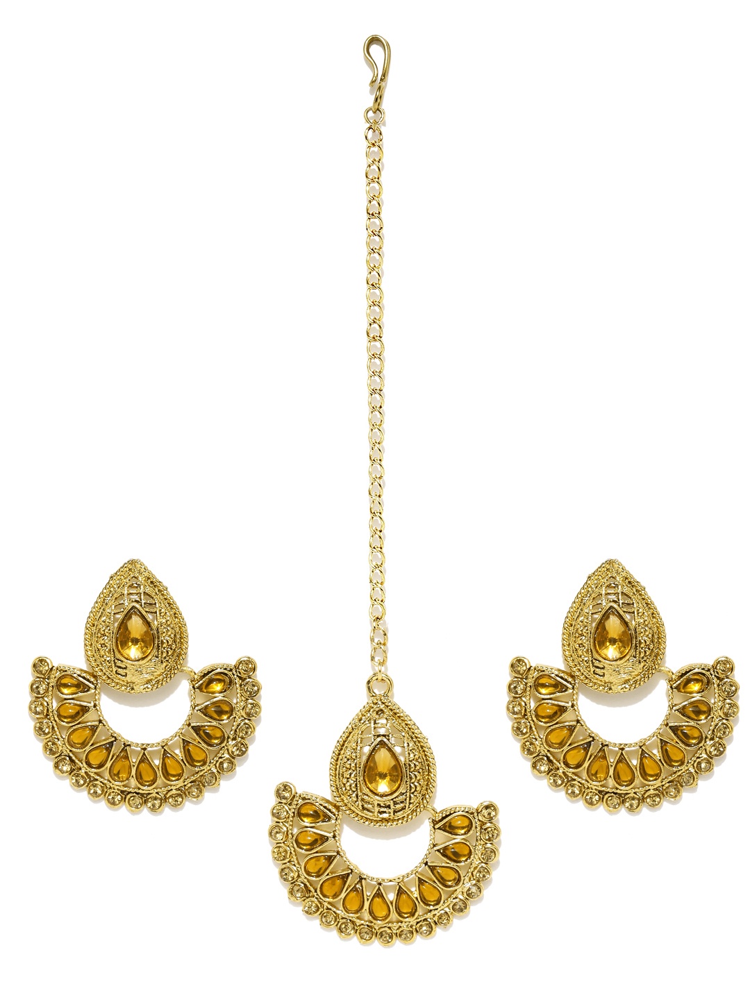 

Zaveri Pearls Gold-Toned Jewellery Set