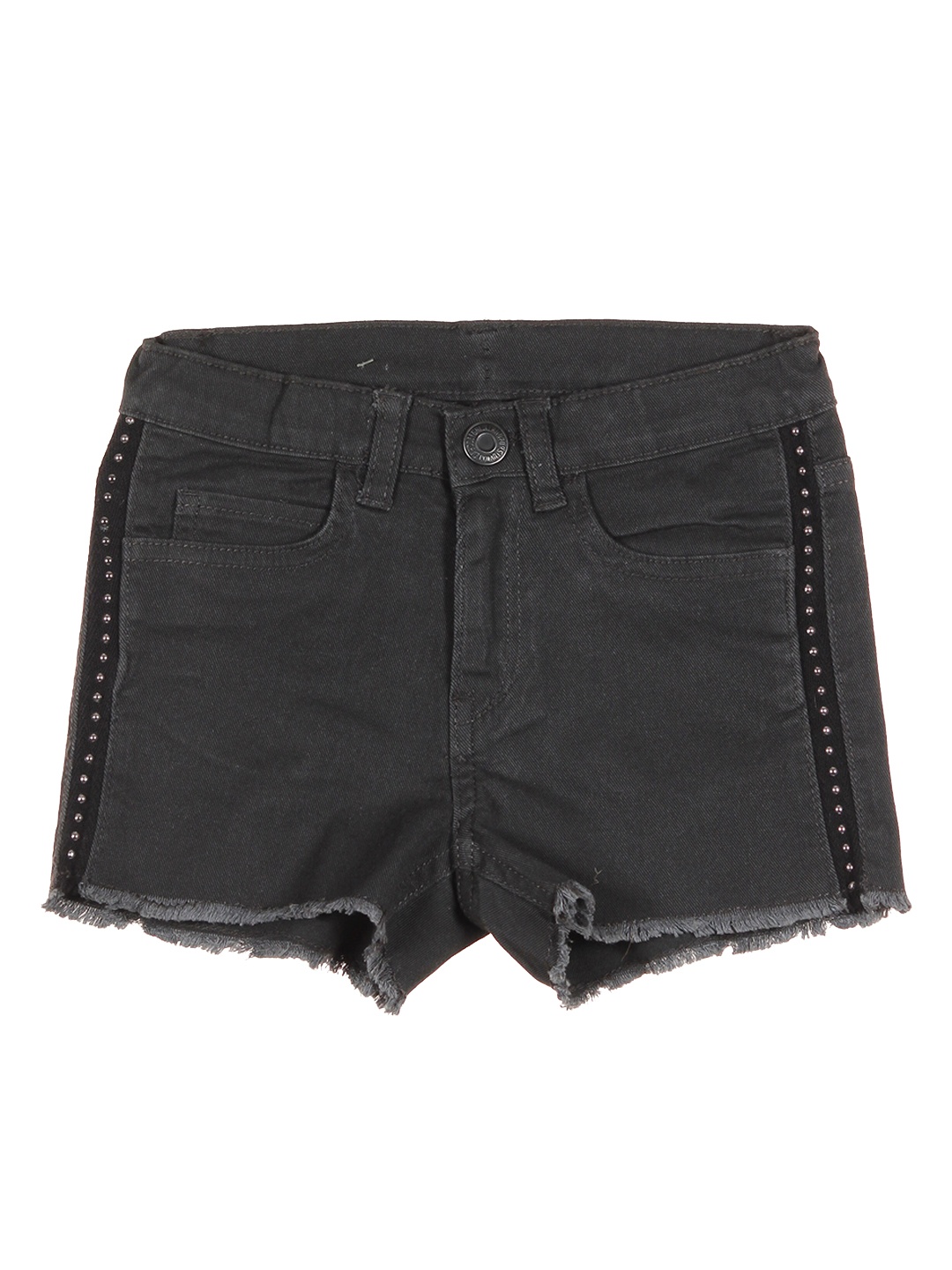 

Lil Lollipop Girls Black Denim Outdoor Shorts