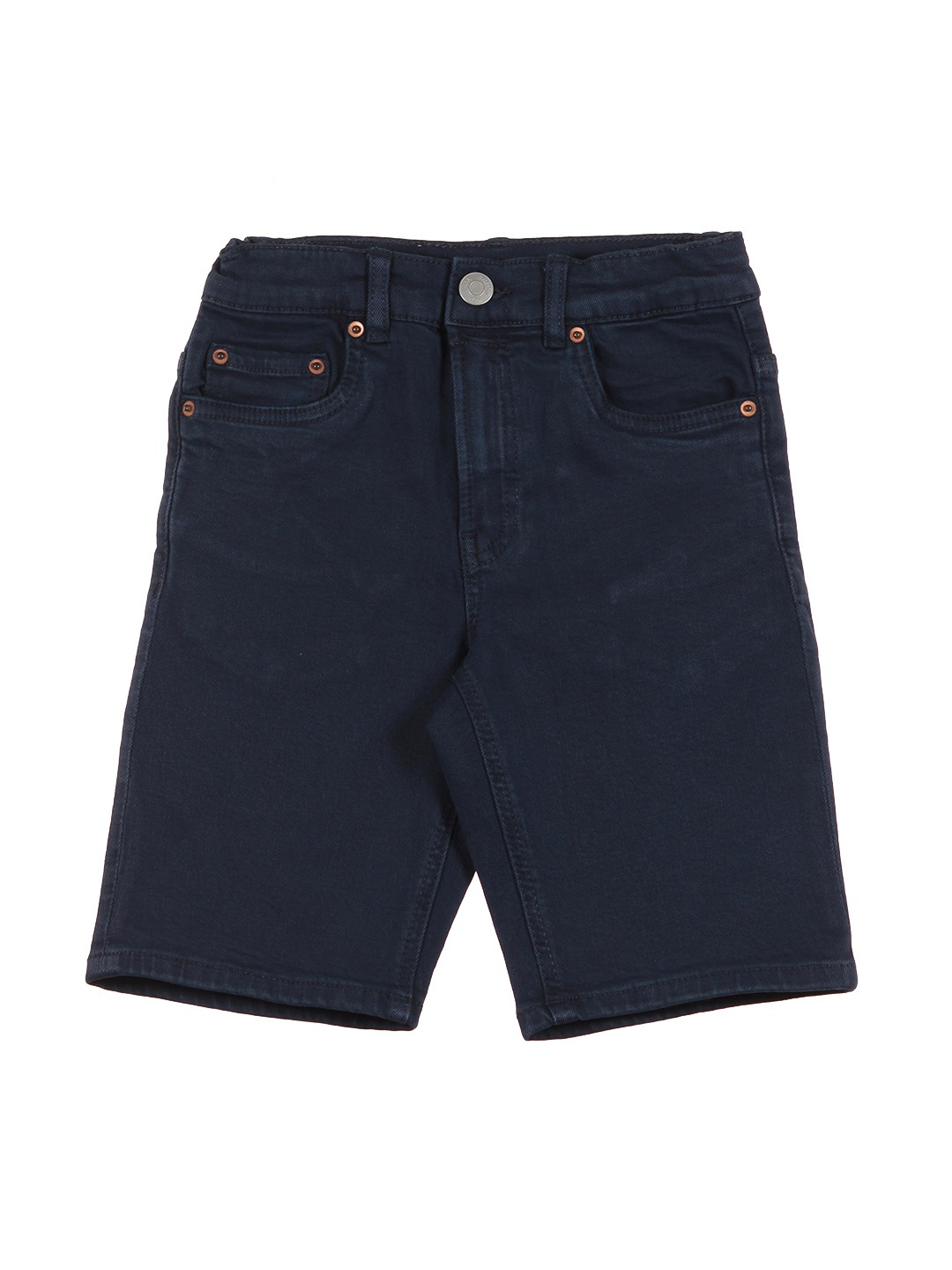 

Lil Lollipop Unisex Kids Navy Blue Denim Outdoor Denim Shorts