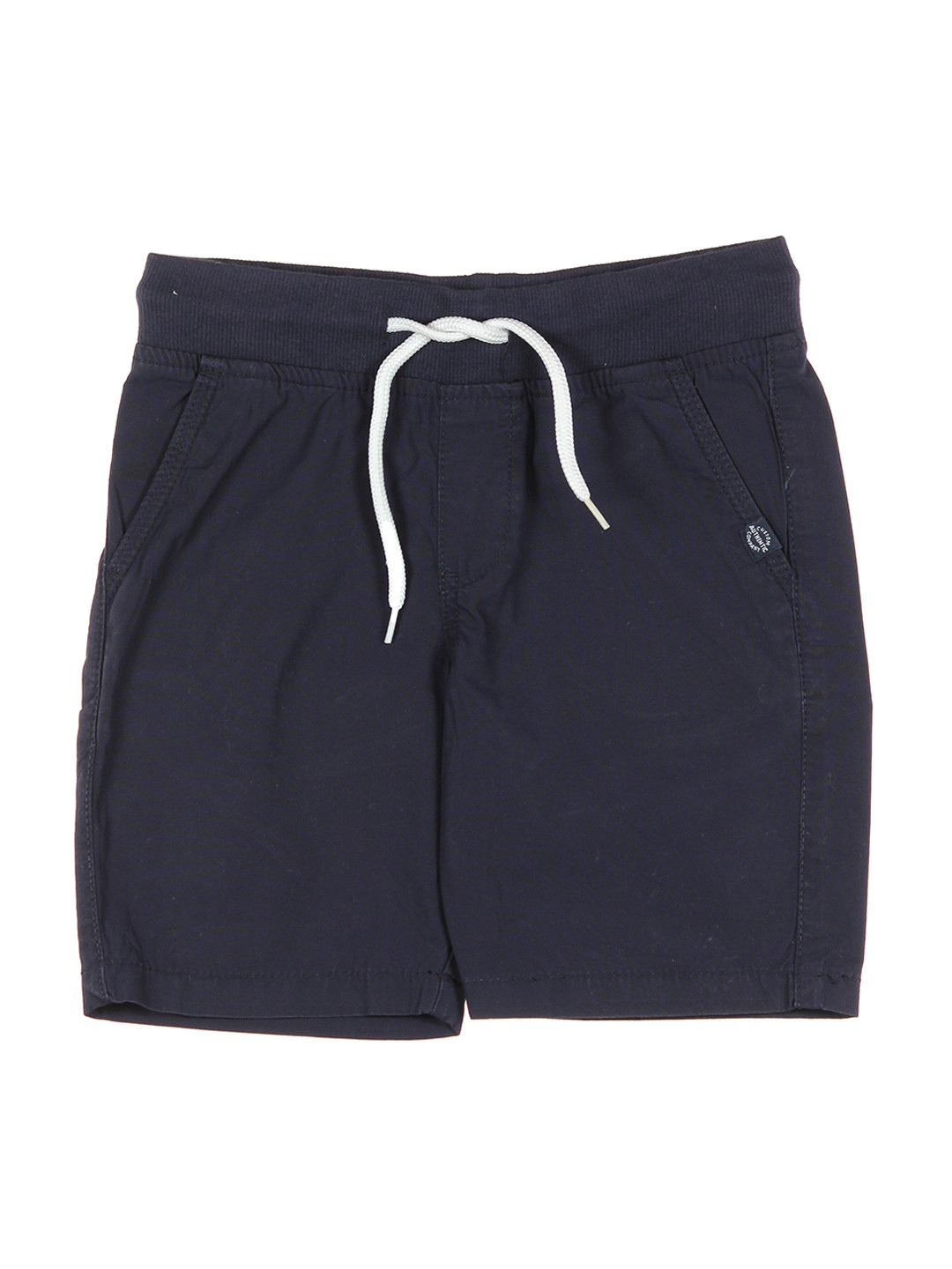 

Lil Lollipop Unisex Kids Navy Blue Outdoor Cotton Shorts