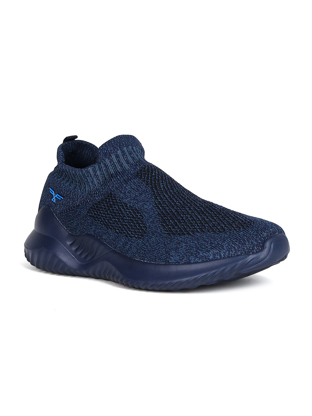

Flying Machine Men Navy Blue Textile Walking Shoes