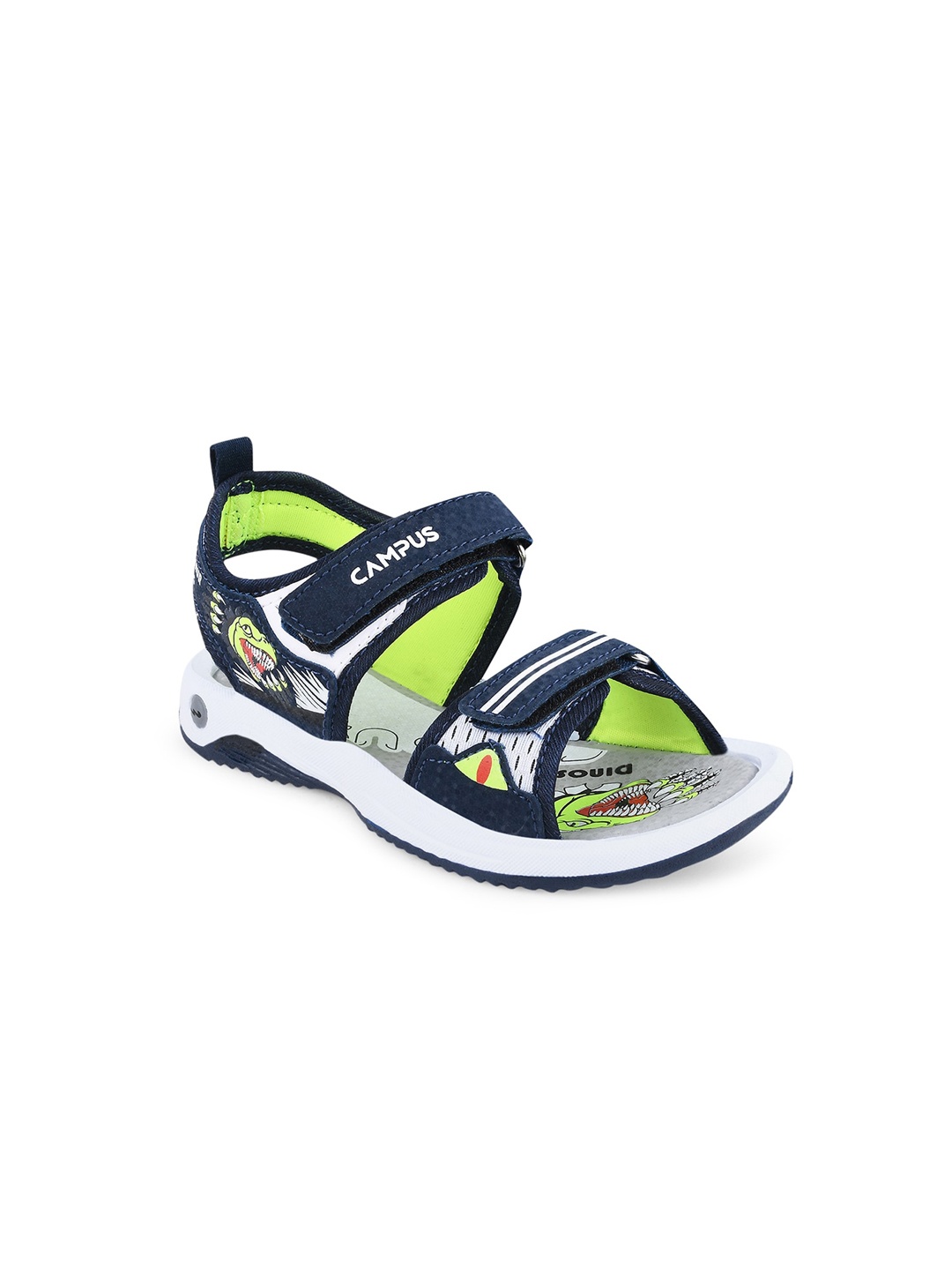 

Campus Kids Blue & Grey Solid Sports Sandals