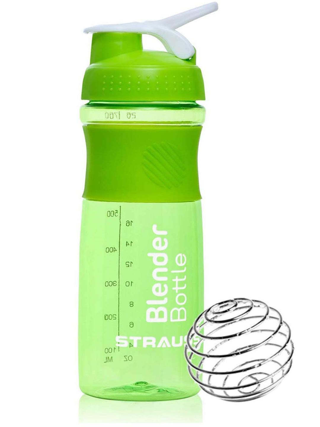 

STRAUSS Green & White Solid Water Bottle 760ml