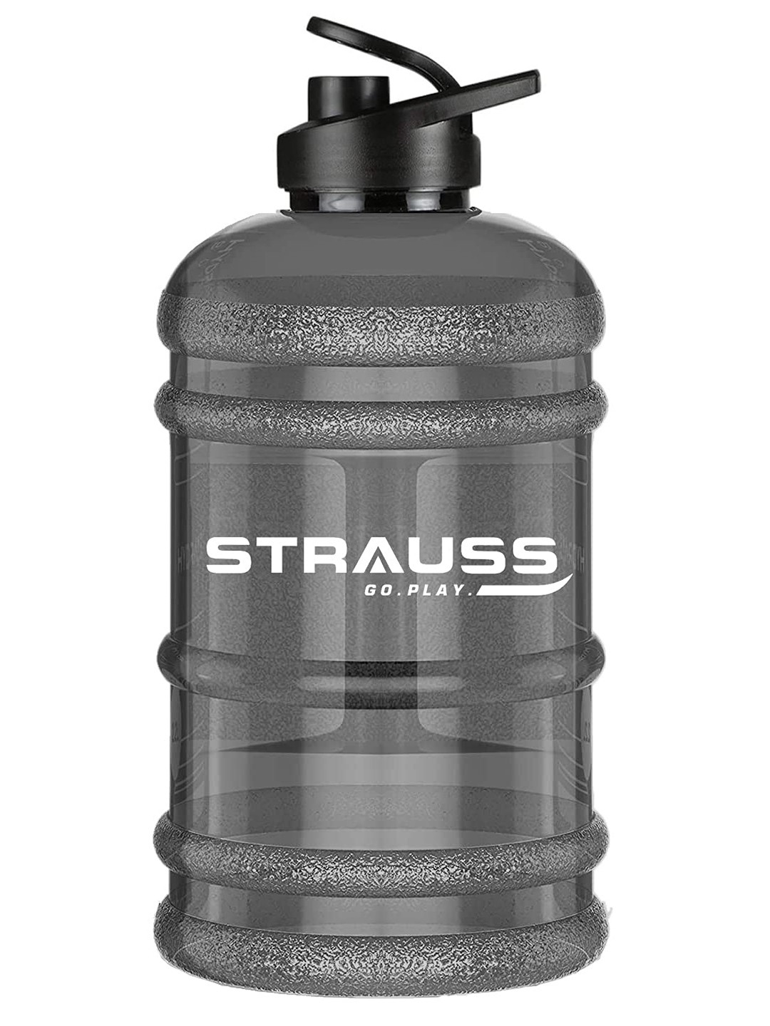 

STRAUSS Black Solid Water Bottle with Mixer Ball 1.5 L
