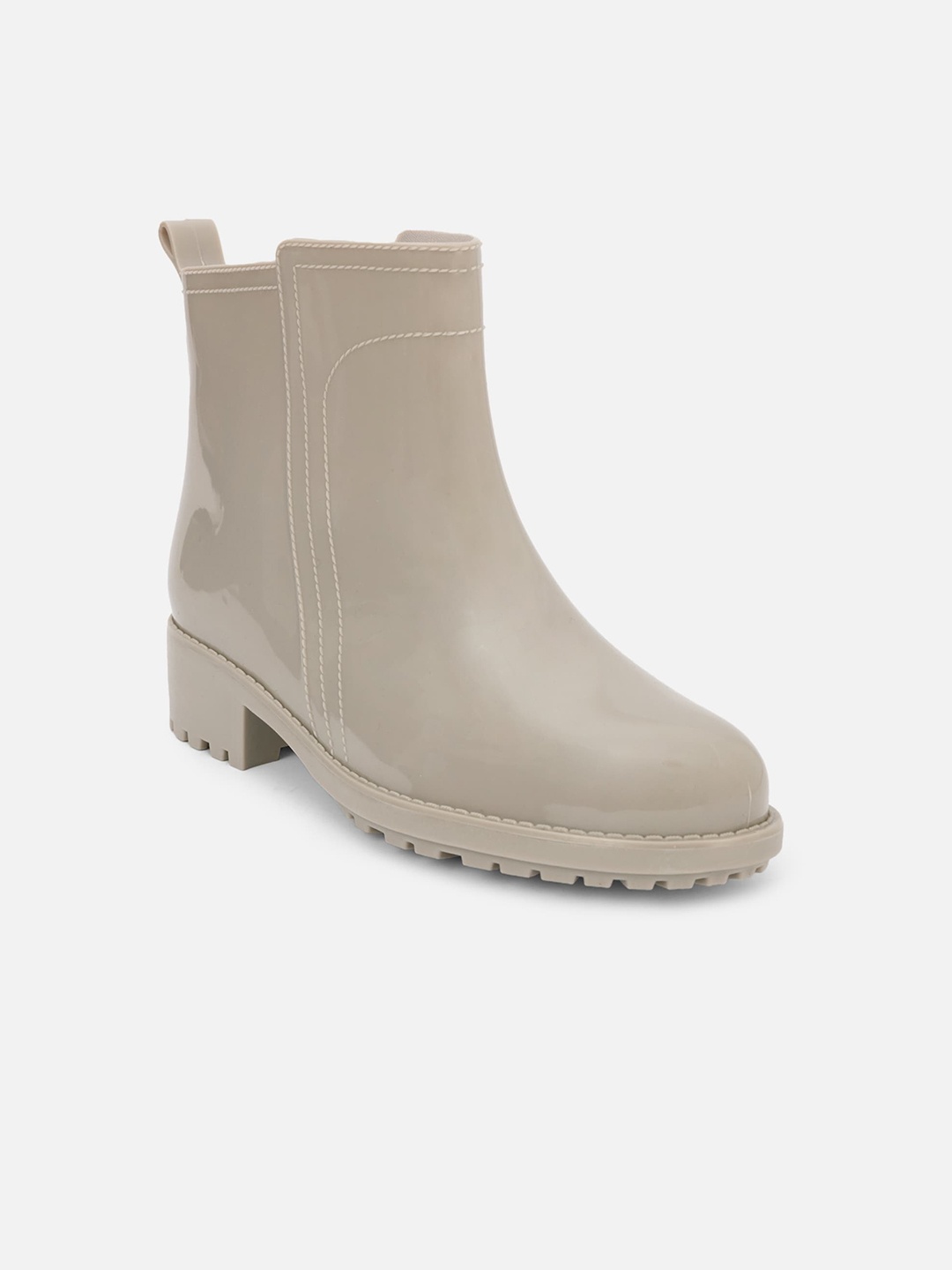 

20Dresses Women Grey Printed Ankle Length Rain Boots