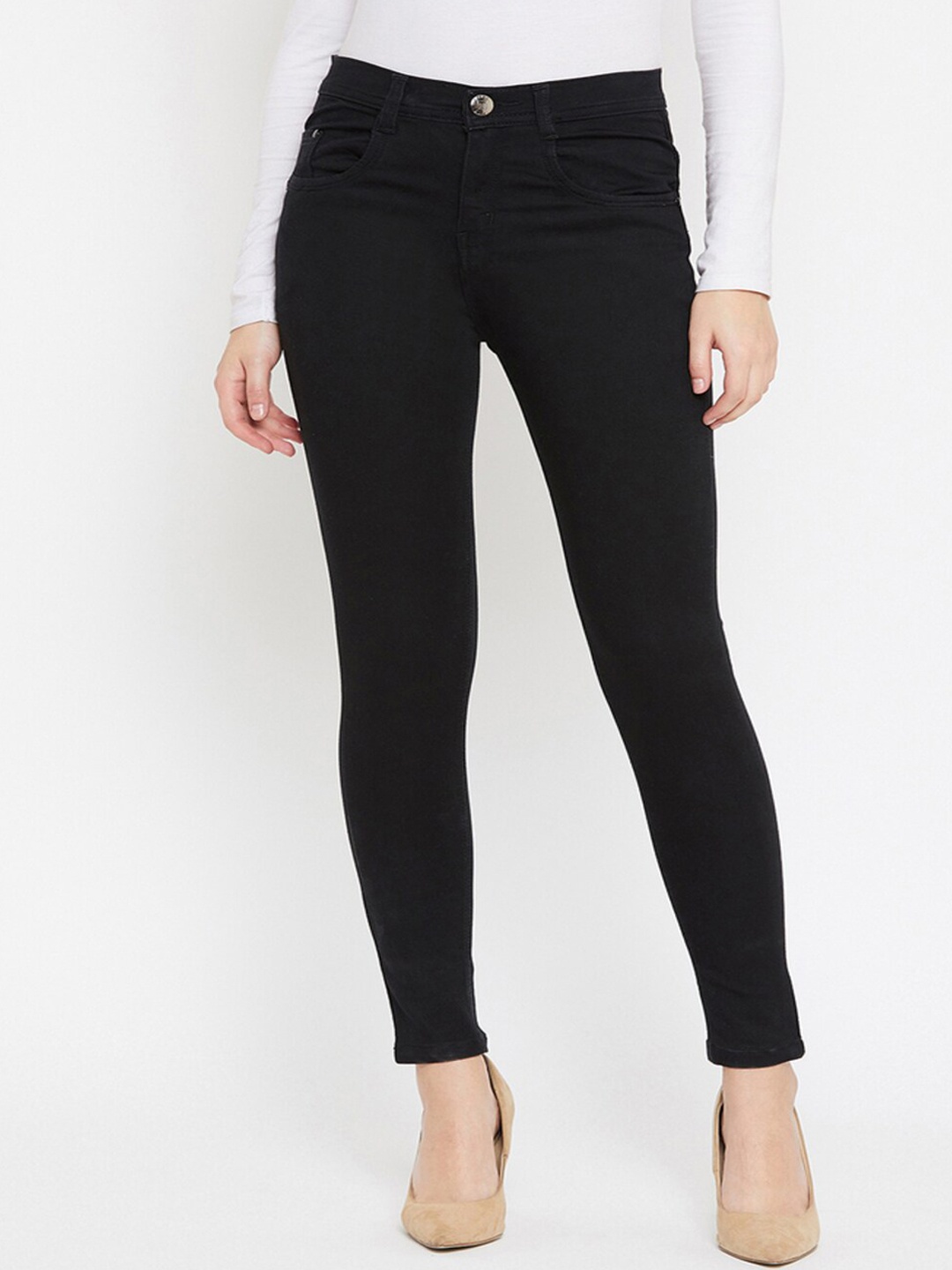 

Nifty Women Black Slim Fit High-Rise Jeans
