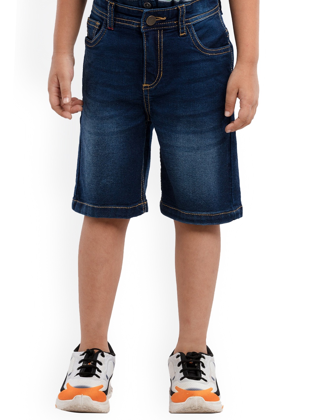 

UNDER FOURTEEN ONLY Boys Navy Blue Denim Shorts
