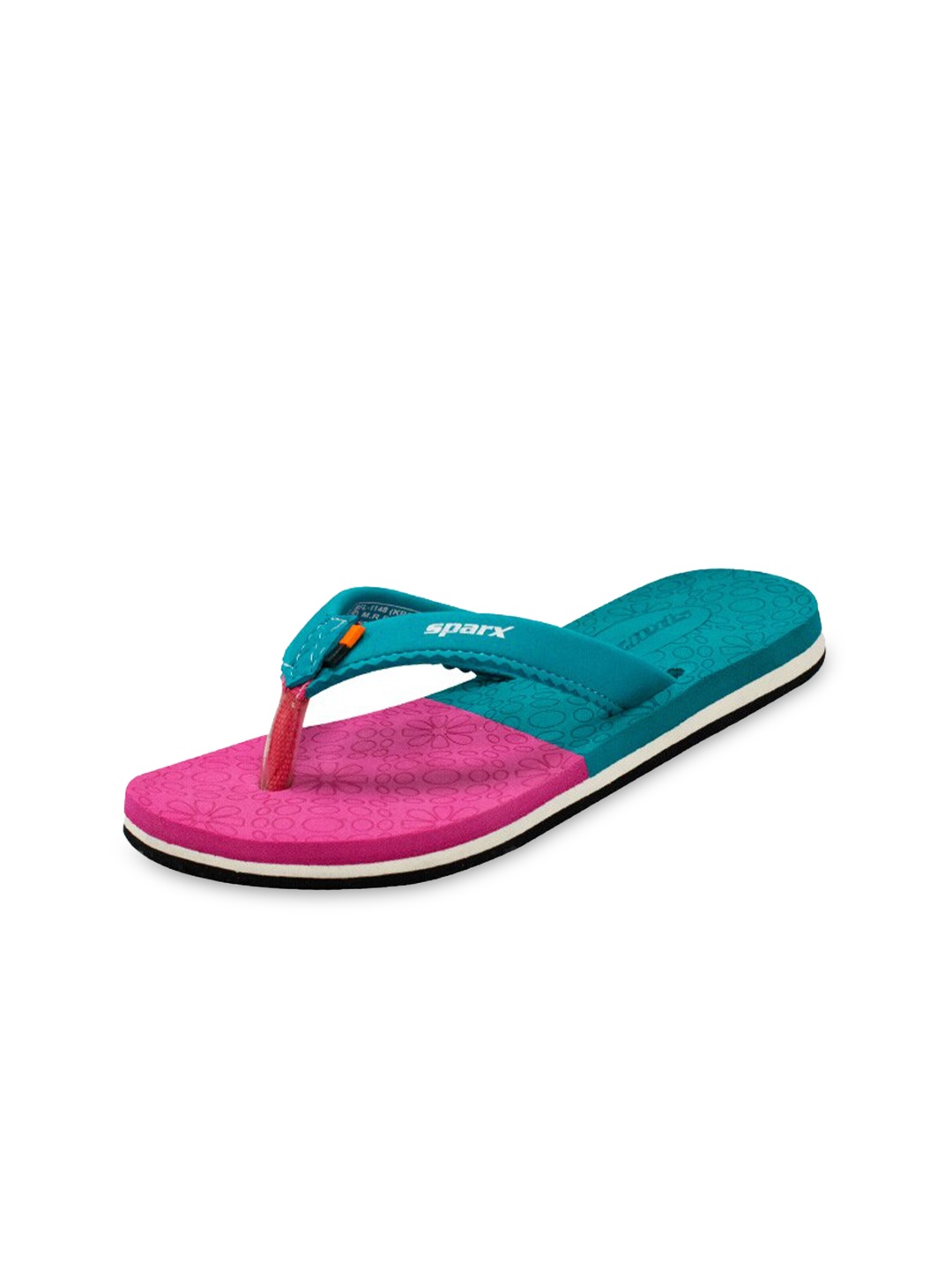 

Sparx Women Green & Pink Colourblocked Thong Flip-Flops