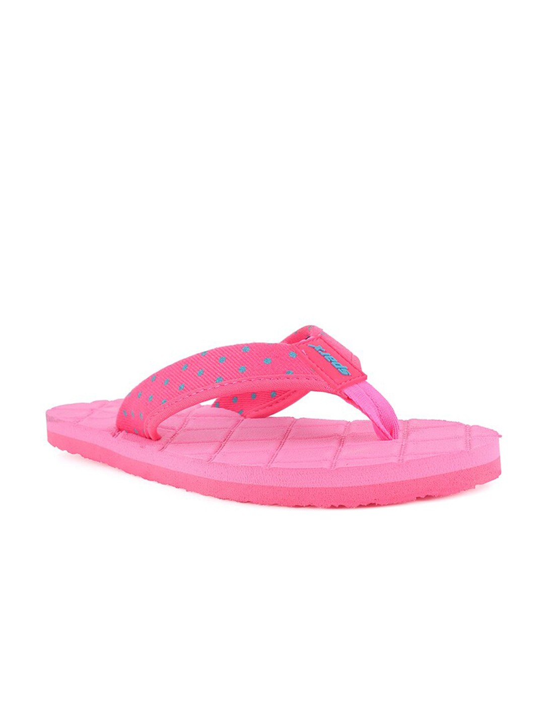 

Sparx Women Pink & Blue Printed Thong Flip-Flops