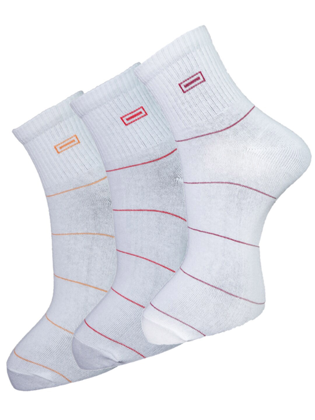 Dollar Socks Men Pack of 3 Assorted Above Ankle Length Socks