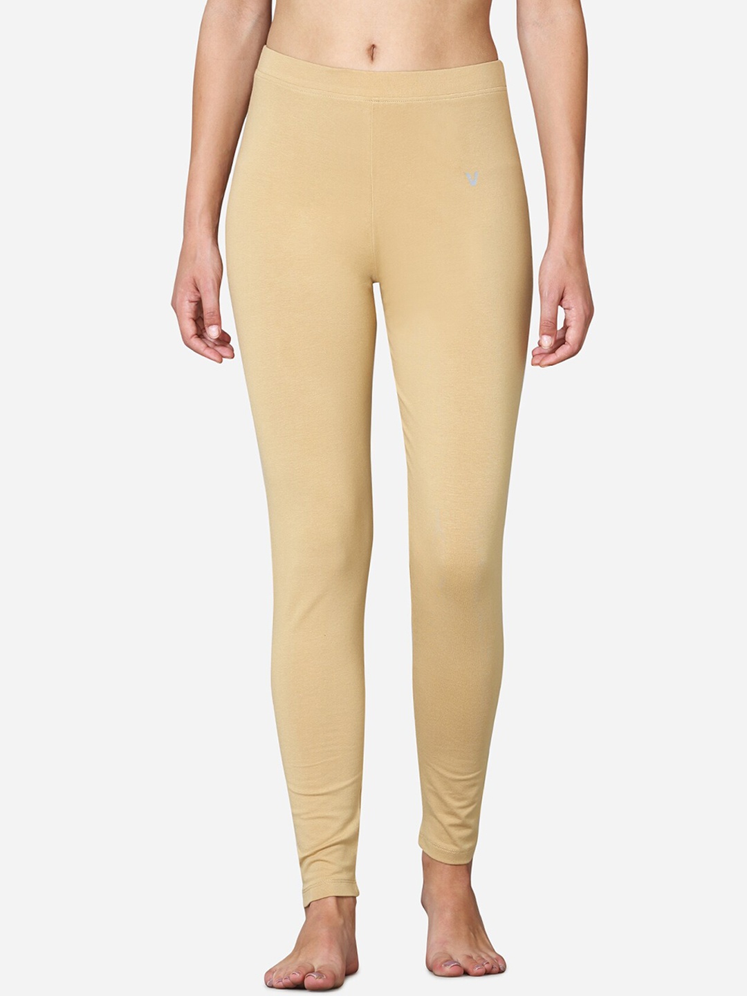 

VStar Women Nude Colored Solid Churidar Length