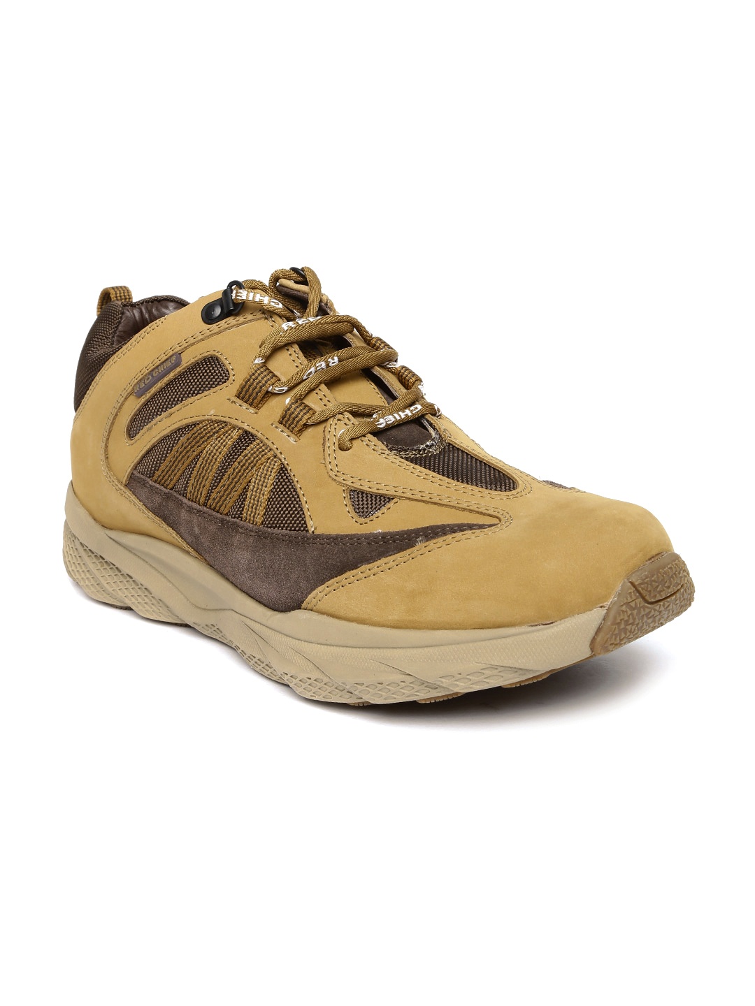 

Red Chief Men Leather Khaki Sneakers