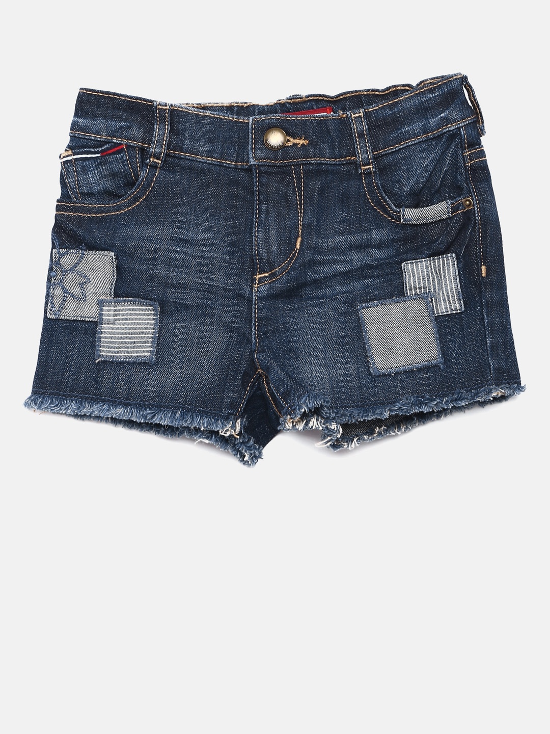 

Tommy Hilfiger Girls Blue Washed Denim Shorts