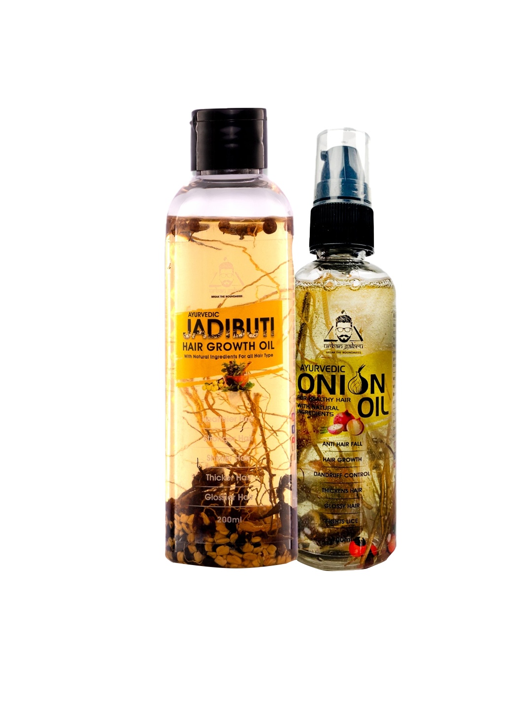 

URBANGABRU Pack Of 2 Transparent Hair Care Kit