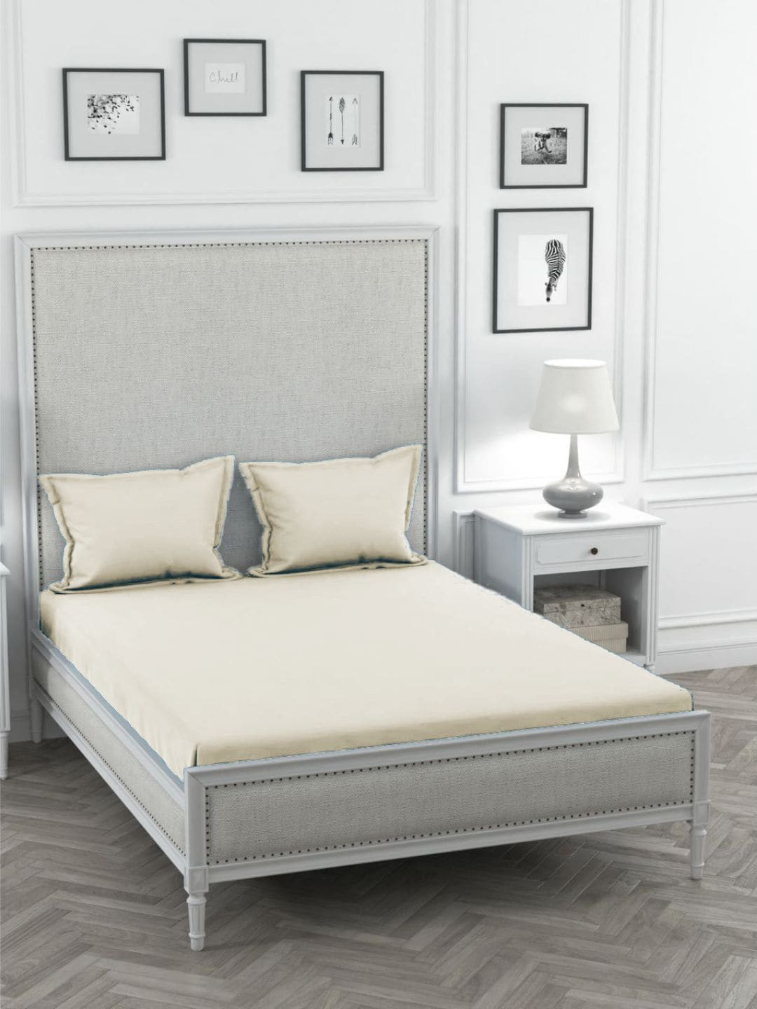 

Sleeping Owls- because your sleep matters Unisex Off White Bedsheets