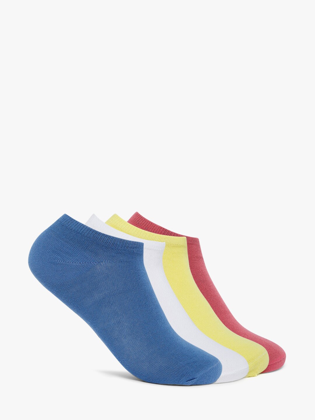 

Smarty Pants Women Pack of 4 Solid Cotton Ankle Length Socks, Multi