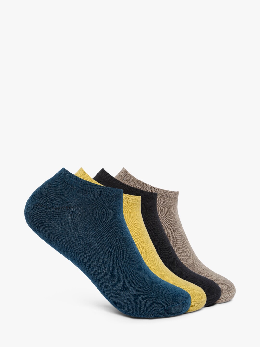 

Smarty Pants Women Pack of 4 Cotton Ankle Length Socks, Black