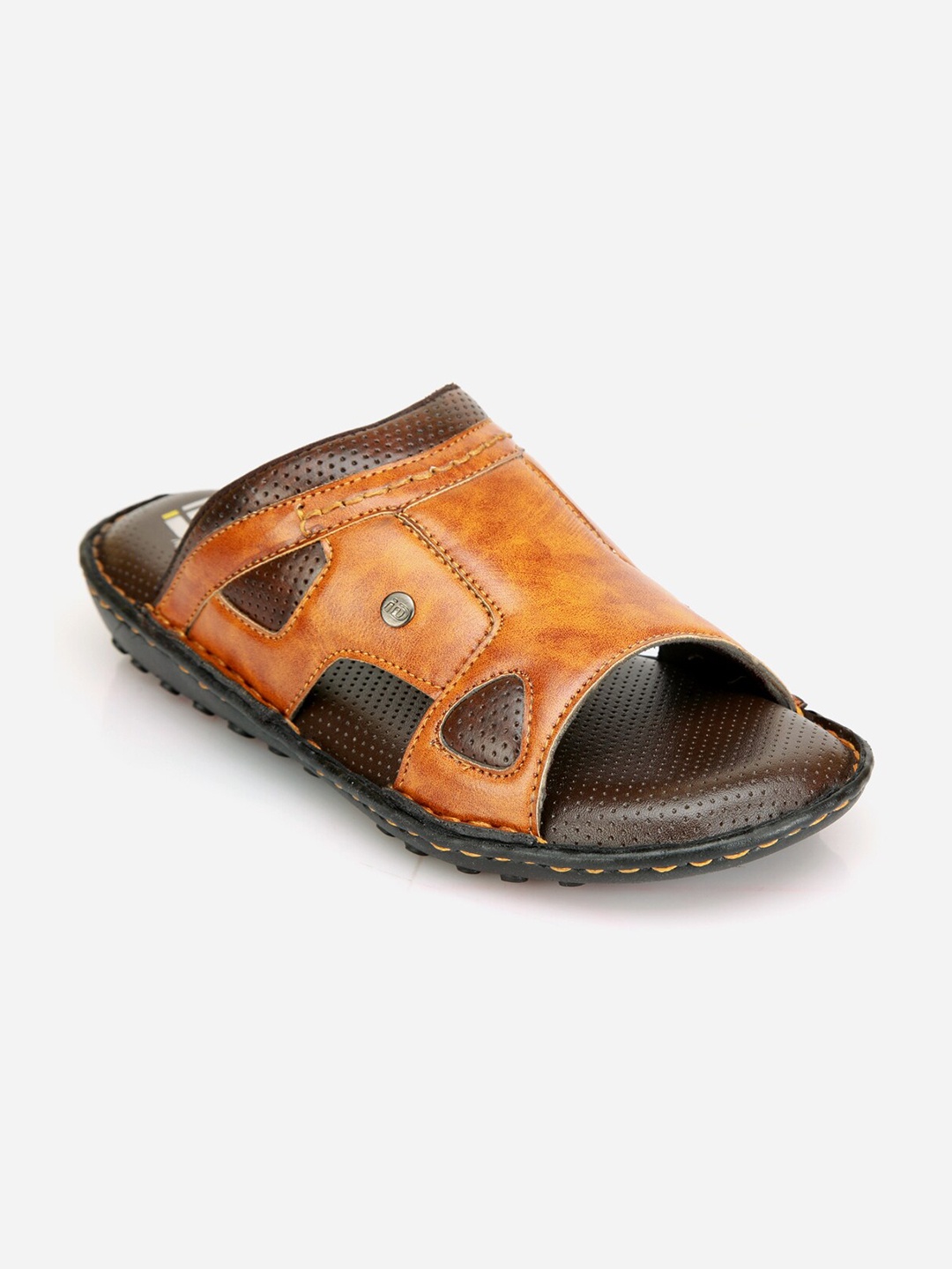 

ID Men Tan & Brown Comfort Sandals