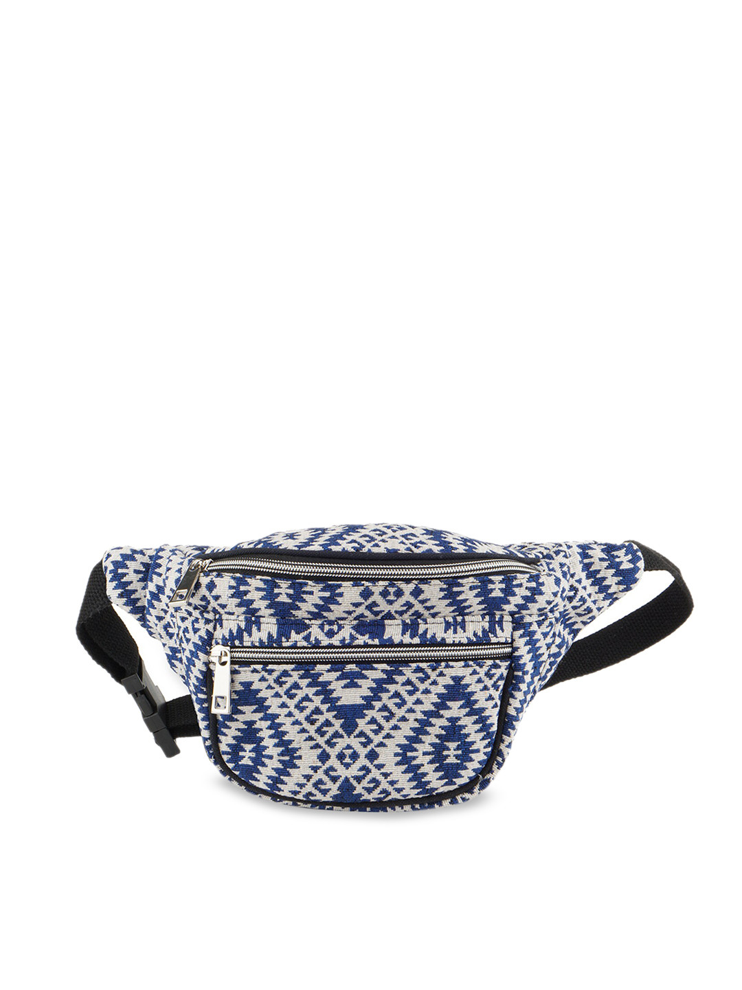 

Kanvas Katha Multicoloured Geometric Bucket Waist Pouch, Multi