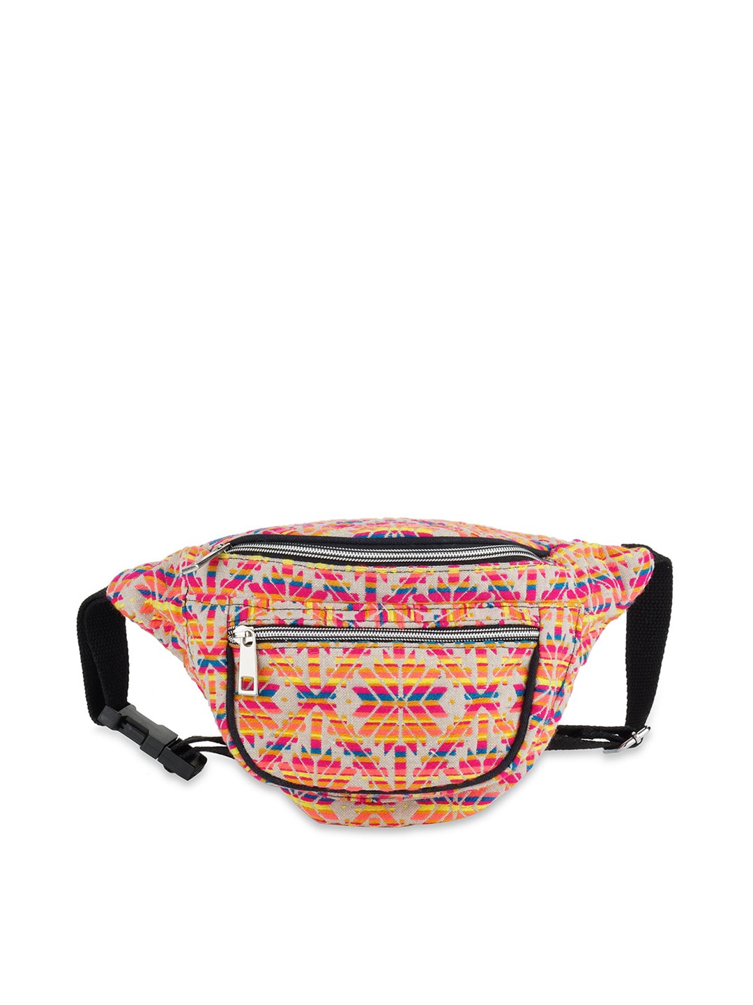 

Kanvas Katha Multicoloured Waist Pouch, Multi