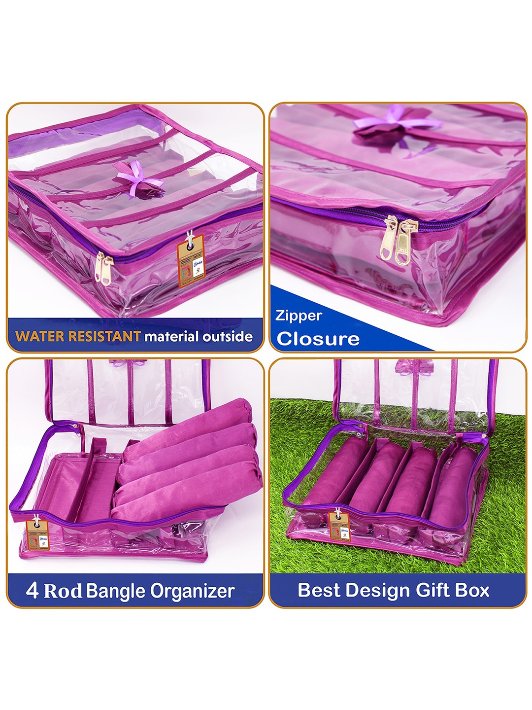 

atorakushon Purple Bangle Organiser