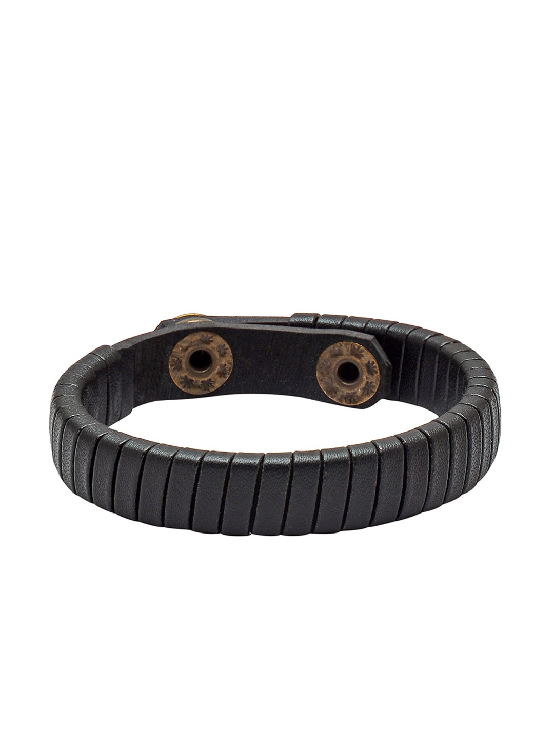 

bodha Men Black Woven Wraparound Bracelet