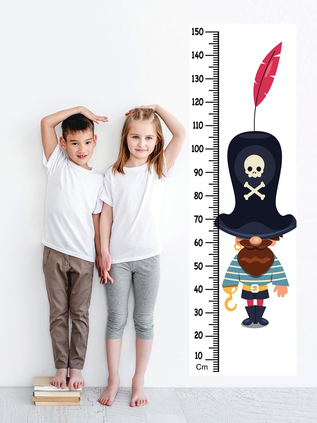 

WENS Blue & Black The Sailour Printed Height Chart