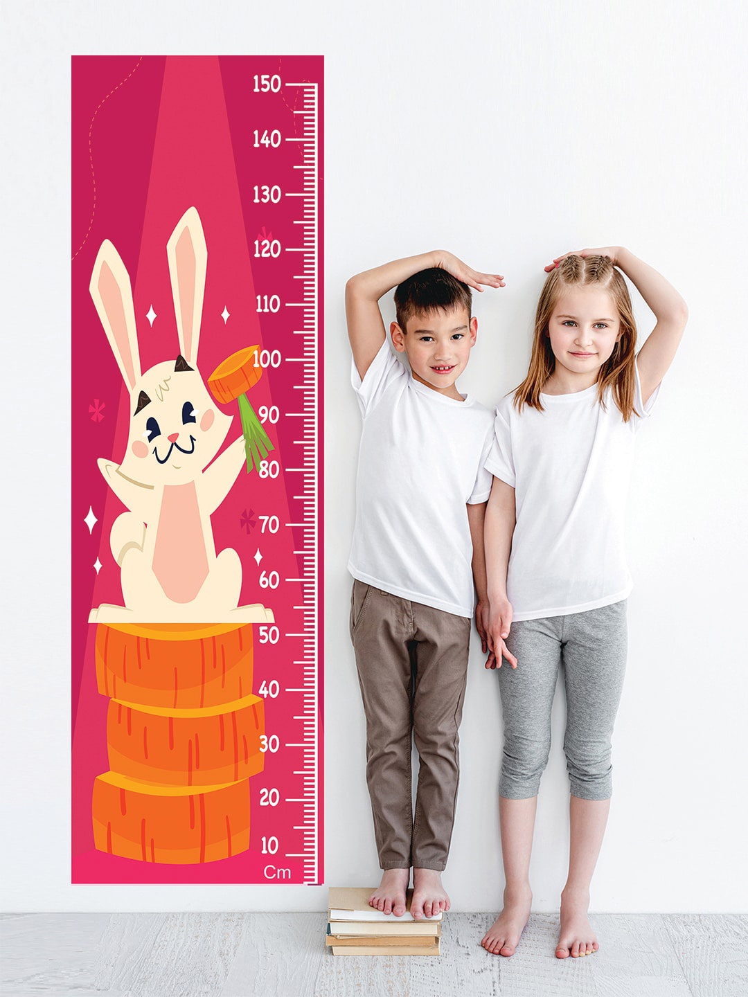

WENS Pink & Orange Height Chart Vinyl Wall Decal