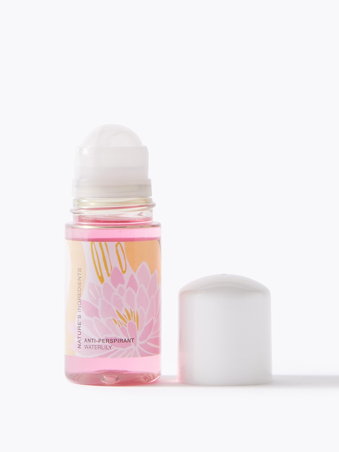 

Marks & Spencer Natures Ingredients Water Lily Anti-Perspirant Roll-On Deodorant - 50 ml, Pink