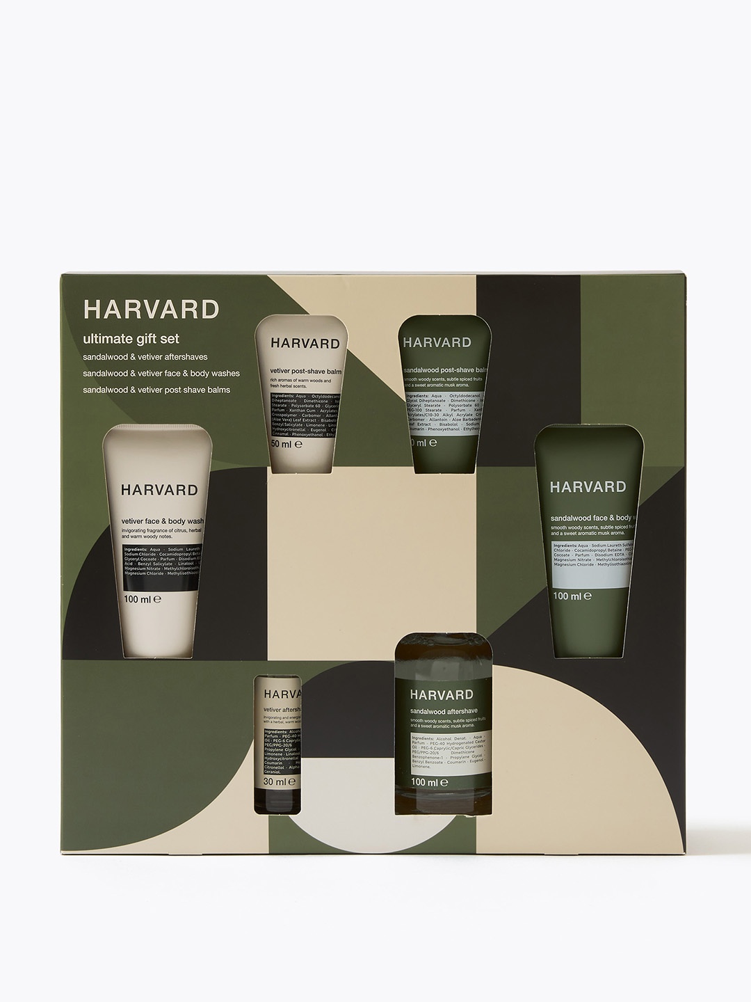 

Marks & Spencer Harvard Ultimate Men Gift Set, Olive
