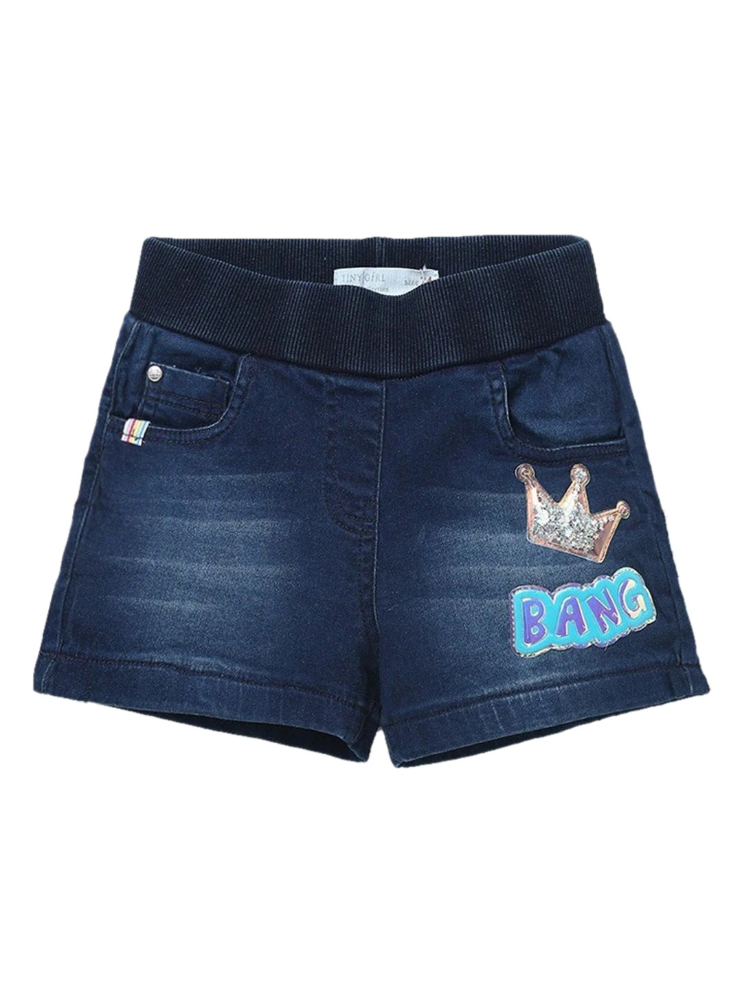 

Tiny Girl Girls Blue Washed Denim Shorts