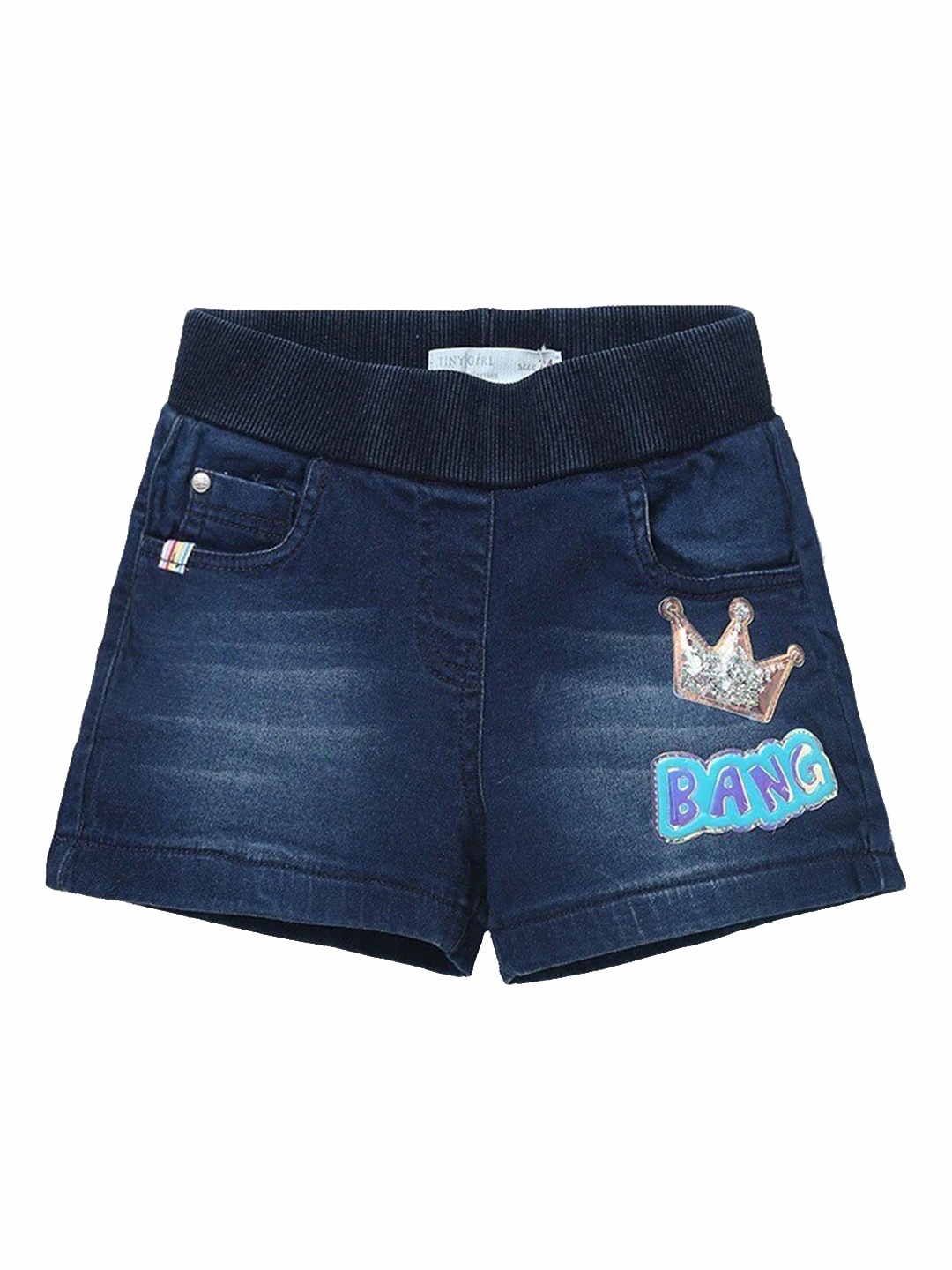 

Tiny Girl Girls Blue Washed Denim Shorts