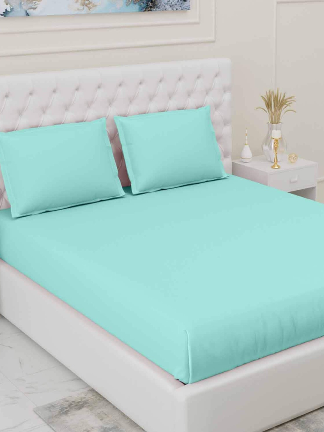 

haus & kinder Unisex Green Bedsheets