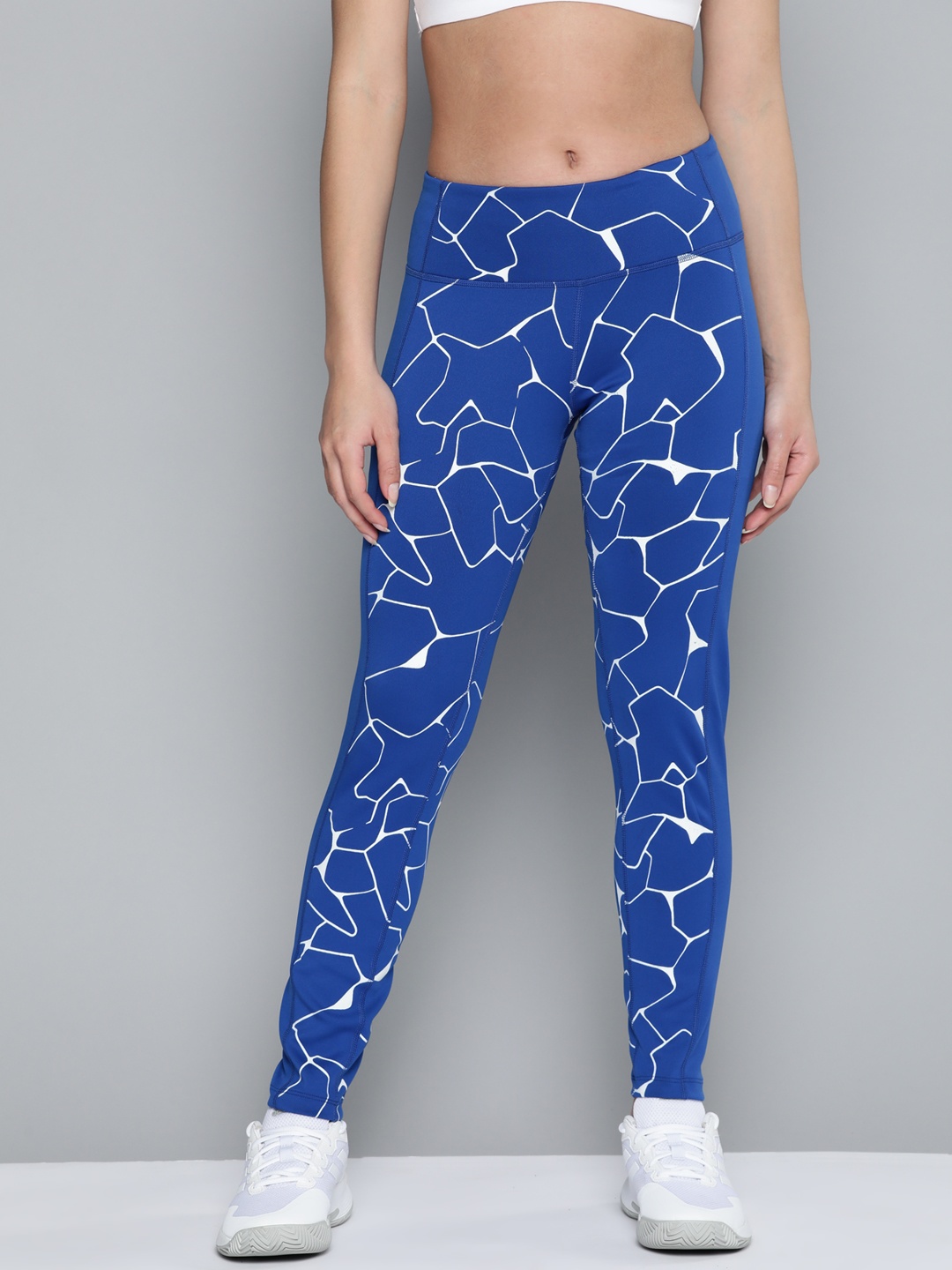 

Alcis Printed Sports Tights, Blue