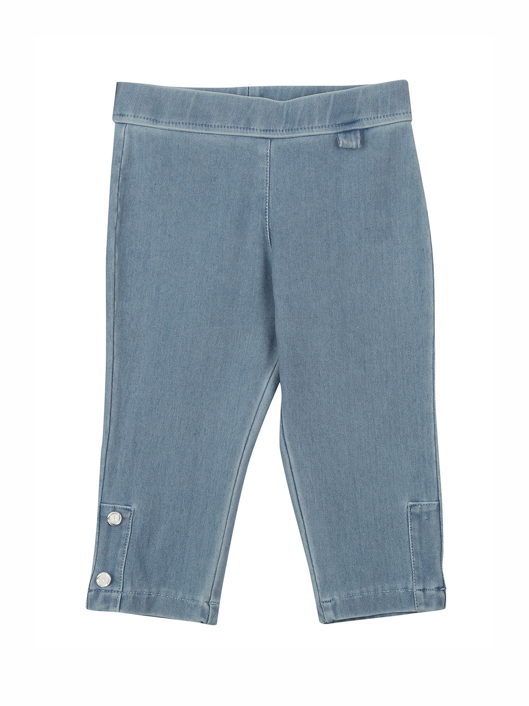 

Tiny Girl Blue Solid Jegging