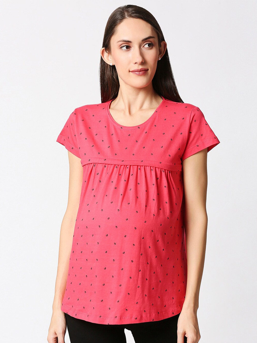 

AV2 Print Top, Pink