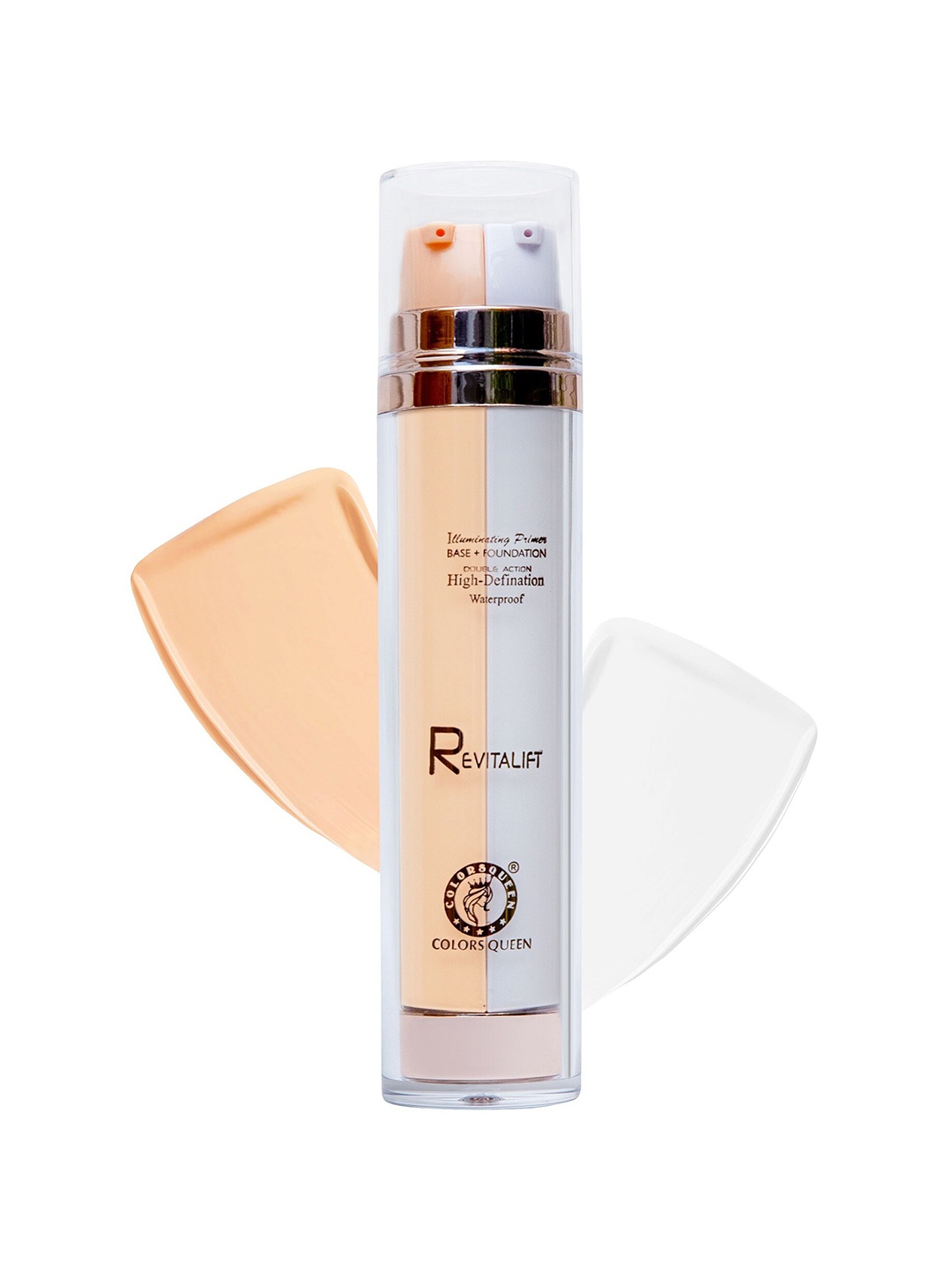 

Colors Queen Revitalift 2 in 1 Illuminating Base Primer + Foundation 40 g - Beige 03