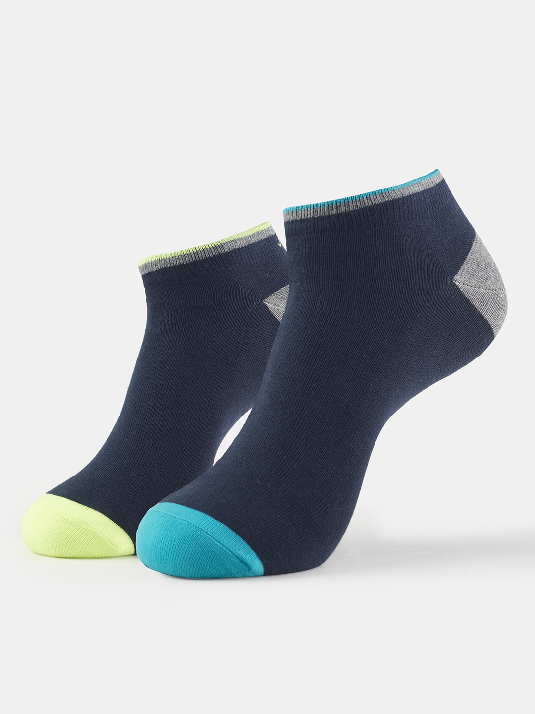 

Jockey Pack Of 2 Compact Cotton Stretch Low Show Socks With StayFresh Treatment-7052, Navy blue