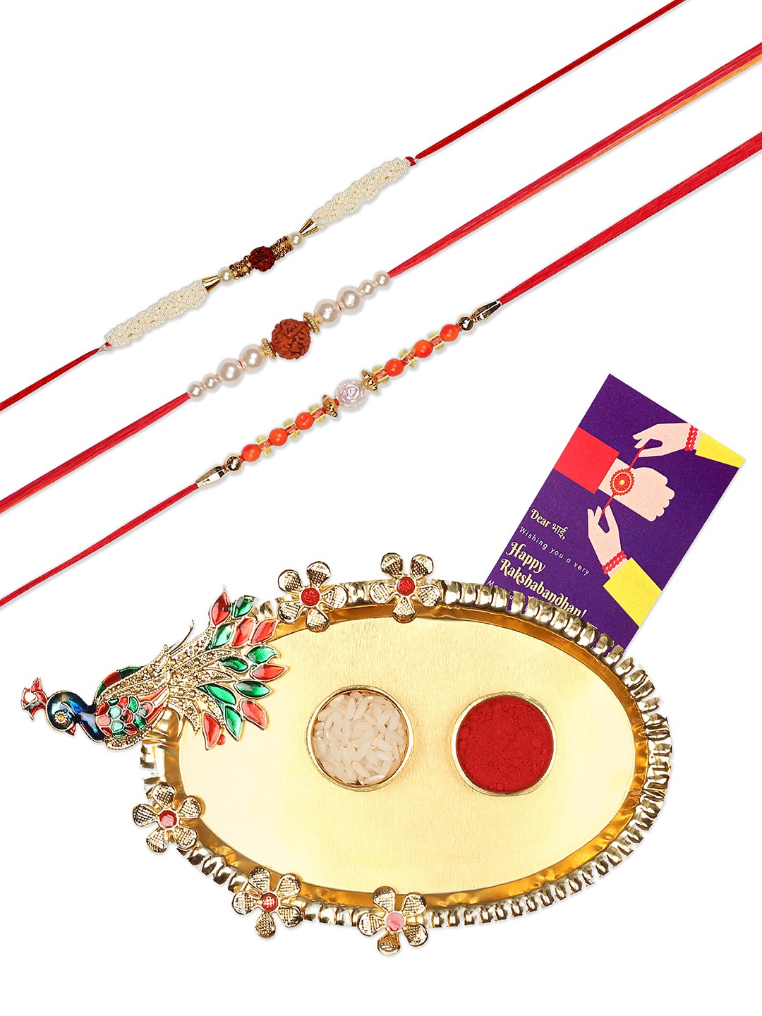 

AccessHer Rakhi Gift Pack, Red