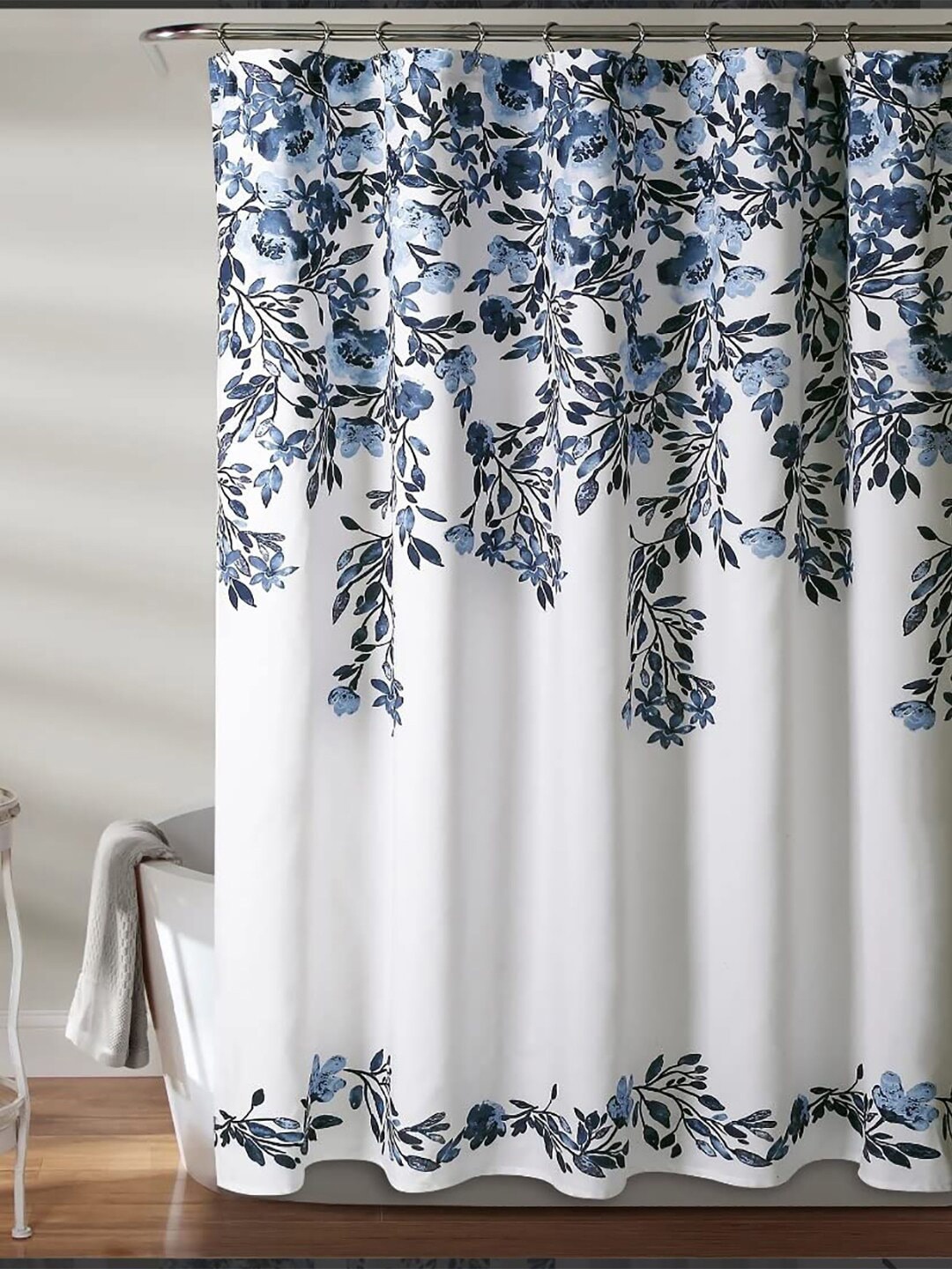 

homewards Blue & White Printed Shower Curtains