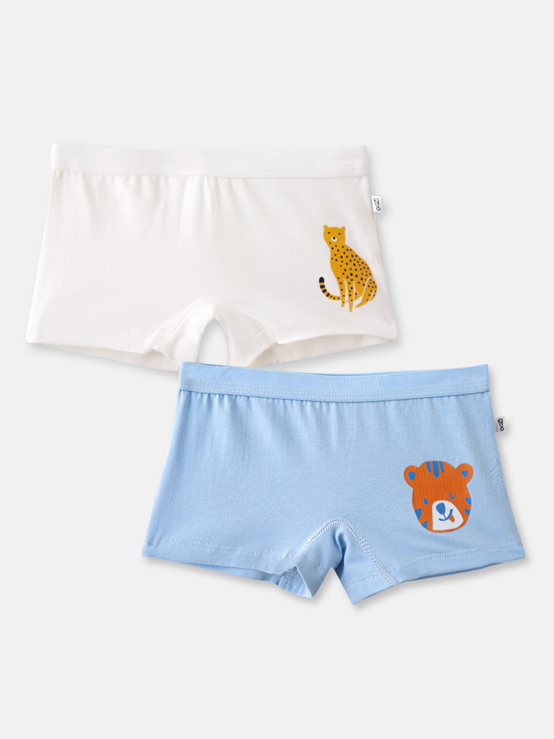 

You Got Plan B Girls Pack Of 2 Printed Boxer-Style Briefs, White