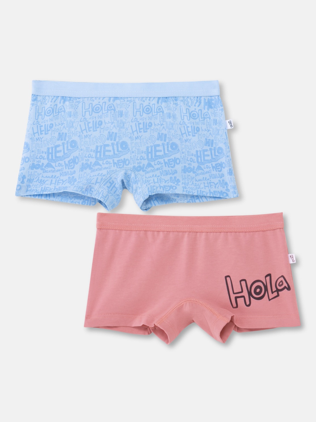 

You Got Plan B Girls Blue & Peach Pack of 2 Boxer Briefs