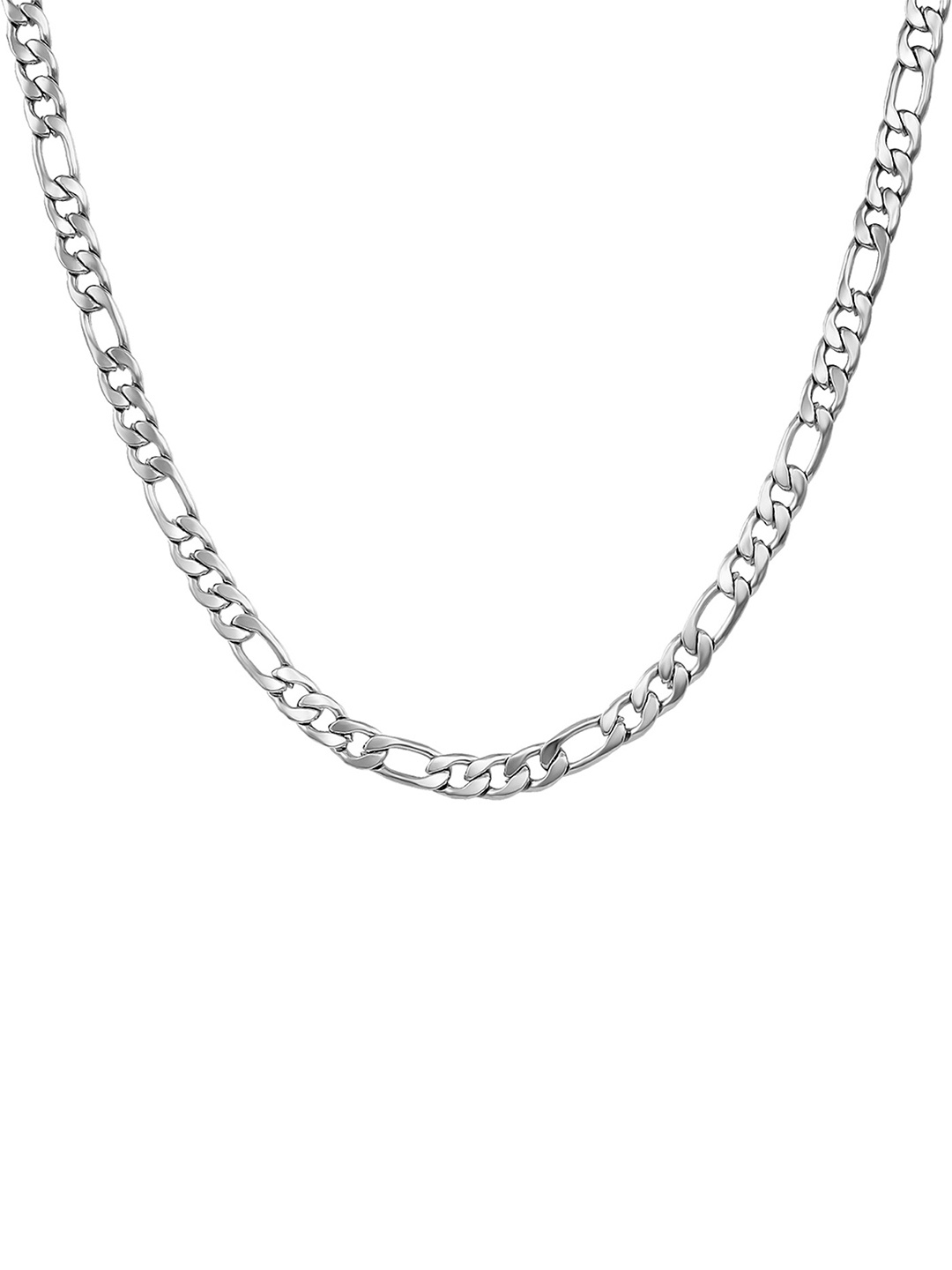 

NAKABH Men Silver-Toned Silver-Plated Chain