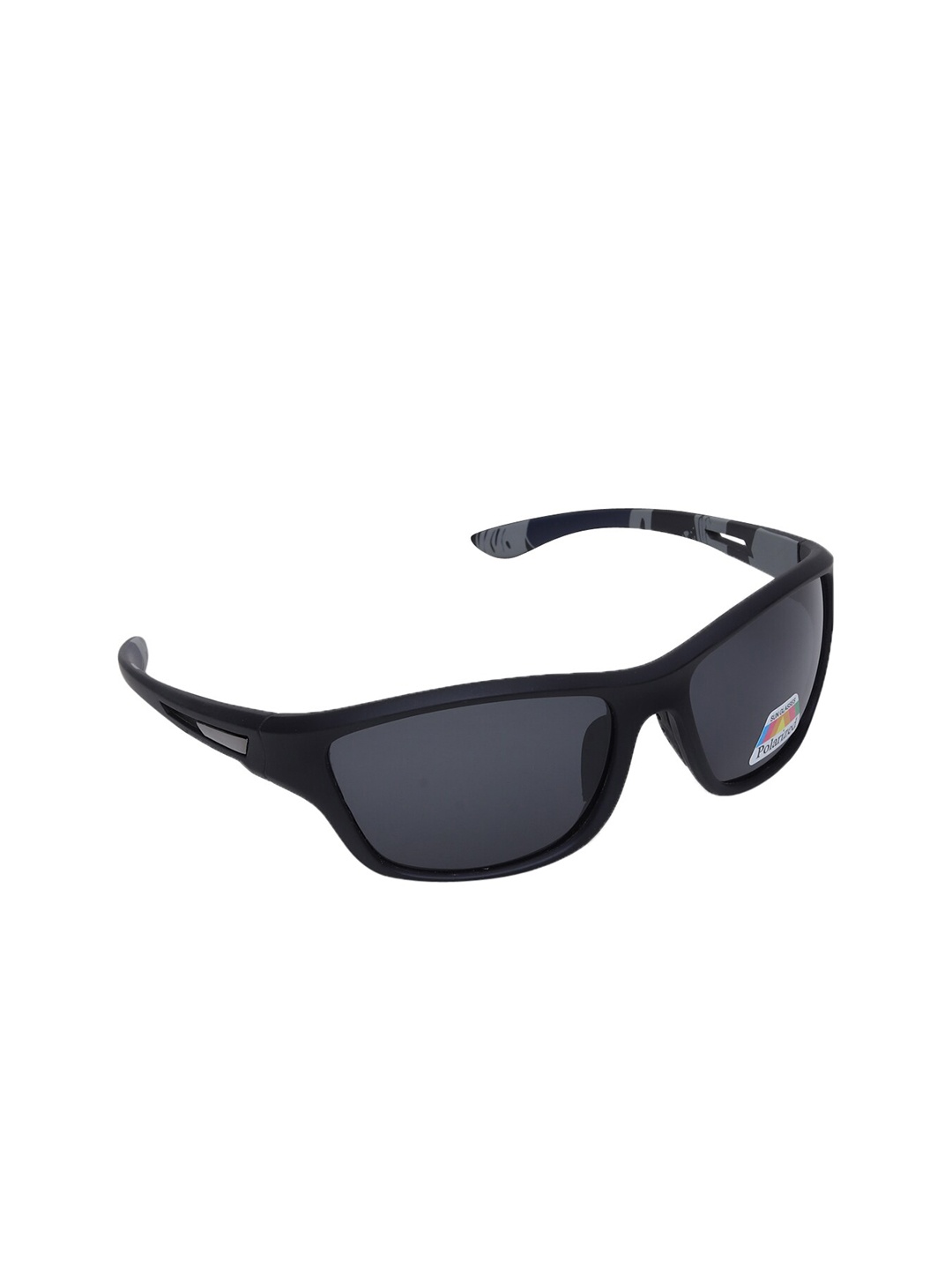 

SCAGLIA Unisex Black Lens & Black Square Sunglasses with UV Protected Lens SCG_366 BLACK