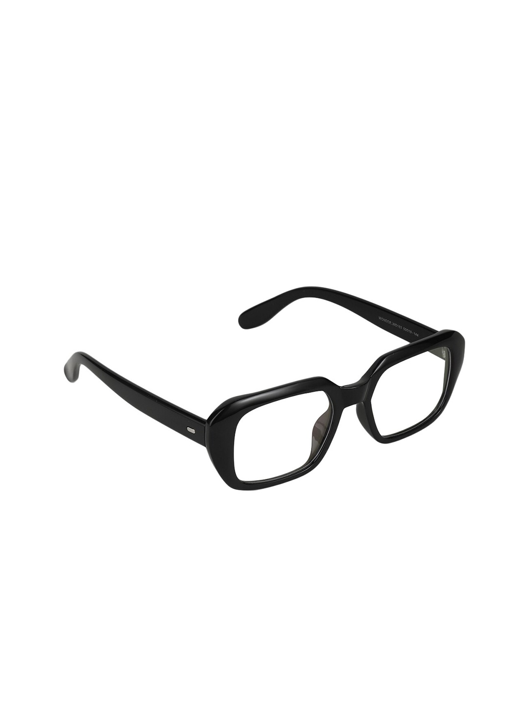 

SCAGLIA Unisex Black Lens & Black Square Sunglasses with UV Protected Lens