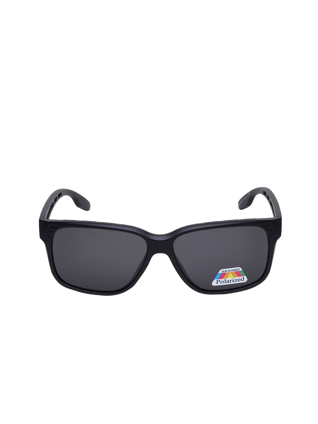 

SCAGLIA Unisex Black Lens & Black Square Sunglasses with UV Protected Lens