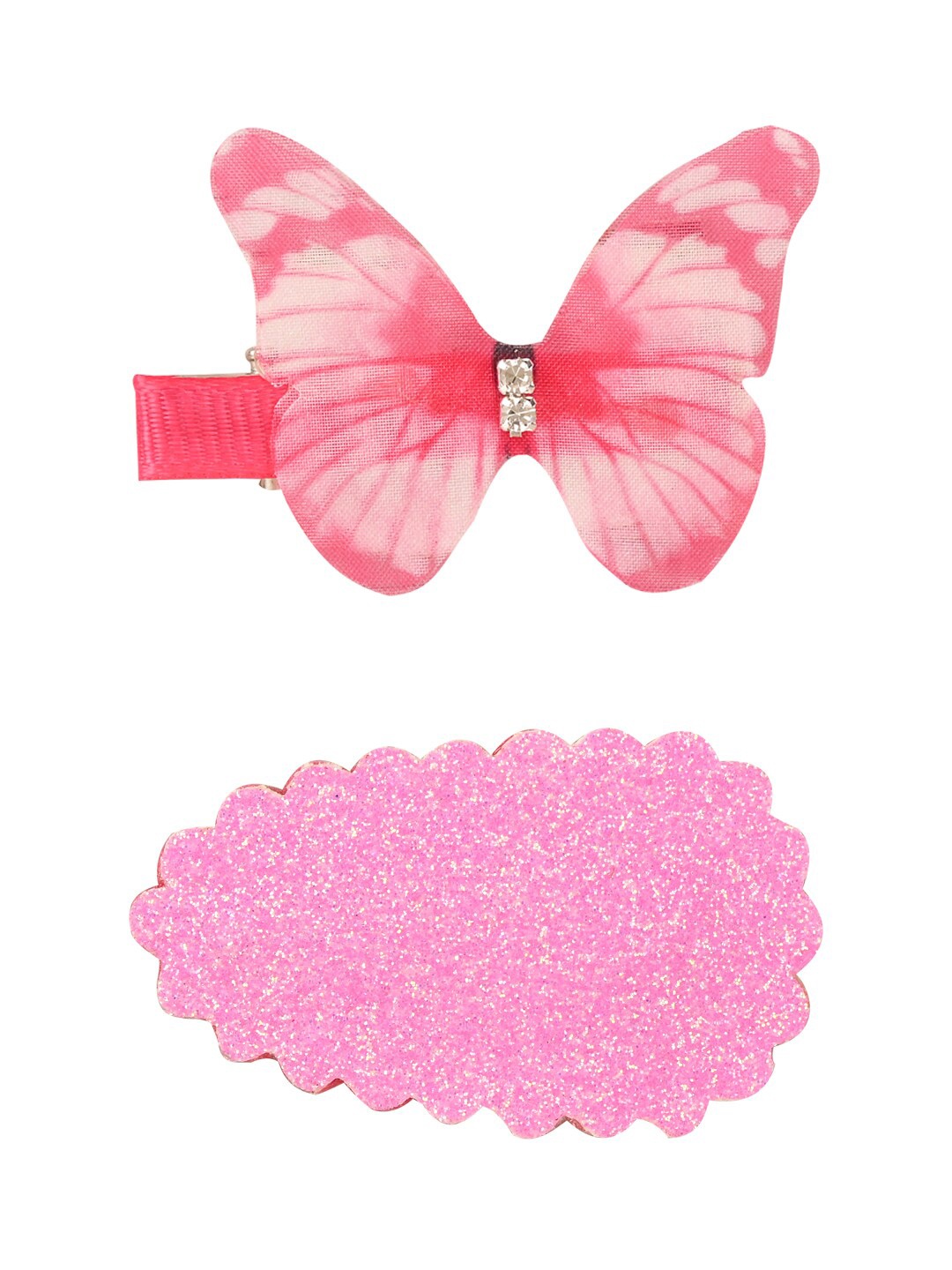 

Aye Candy Girls Pink Embellished Alligator Hair Clip