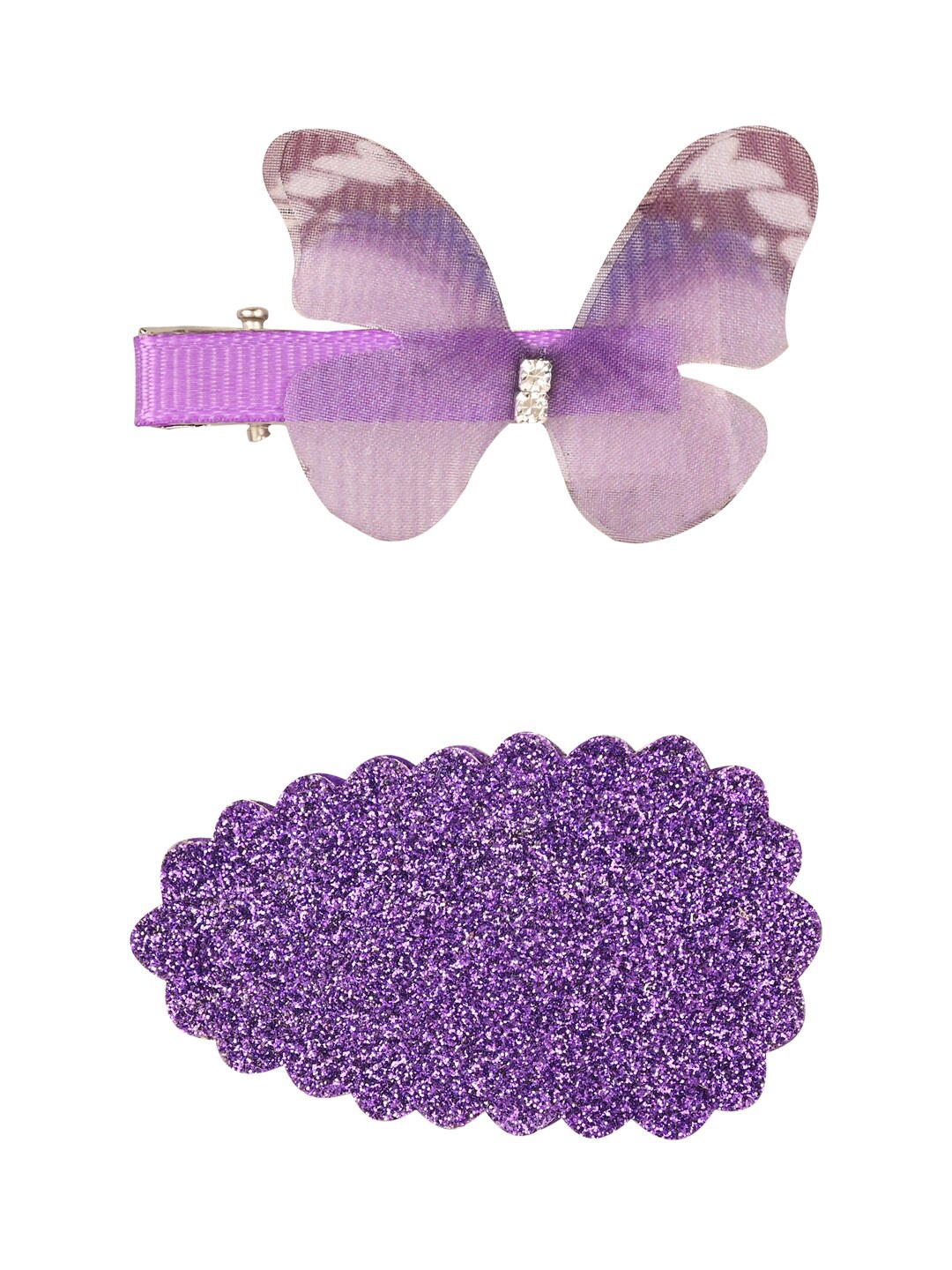 

Aye Candy Girls Purple Embellished Alligator Hair Clip