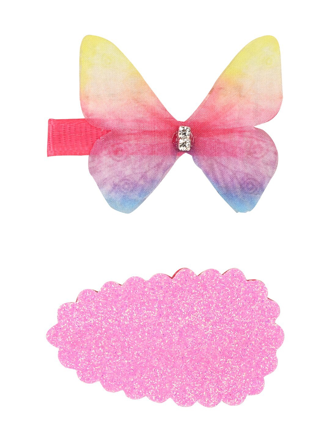 

Aye Candy Girls Pink Embellished Alligator Hair Clip