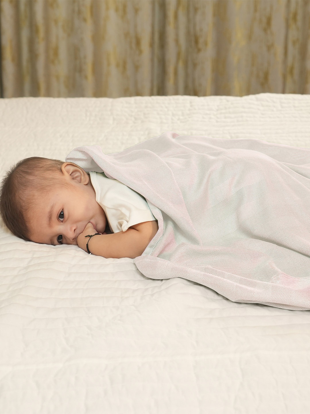 

MUSH Kids AC Room Single Bed Blanket - 210 GSM, Beige